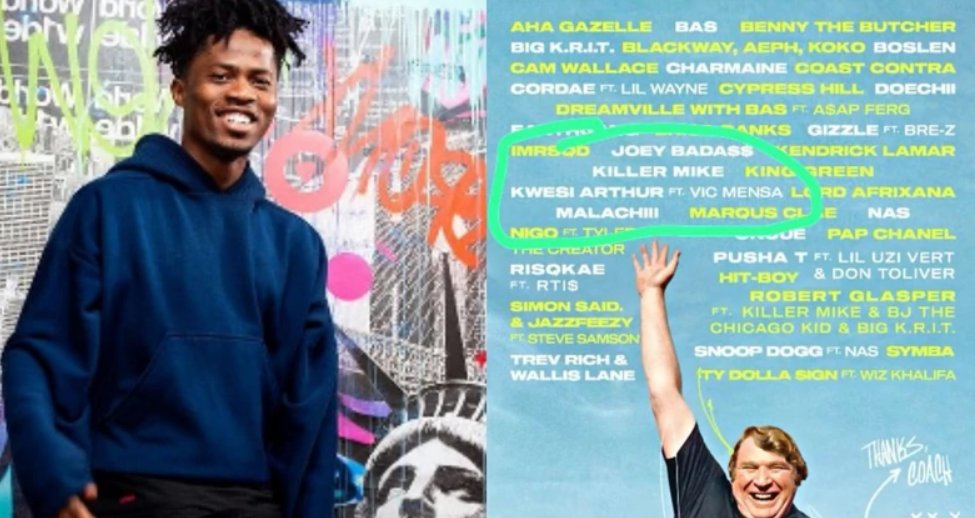 PulseGhana's tweet photo. Kwesi Arthur joins Kendrick Lamar on EA Sports MADDEN 23 soundtrack list https://t.co/gw6VWQQoRI https://t.co/HXvBLhh0gP