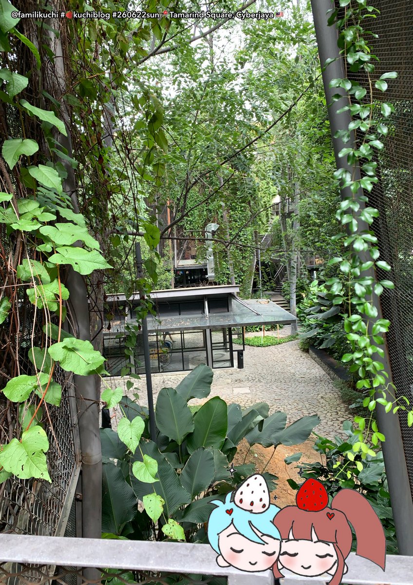 FamiliKuchi's tweet photo. Showcase interesting stuff. Improve mood during mundane time. Miss blogging. 1st visit to #tamarindsquare #cyberjaya #malaysia #260622sun #berrykuchiblog #photos #berrykuchi #blog #blogger (the cat boss zzz 😹) 💚 this greenery mall with industrial design https://t.co/V162T6boZf