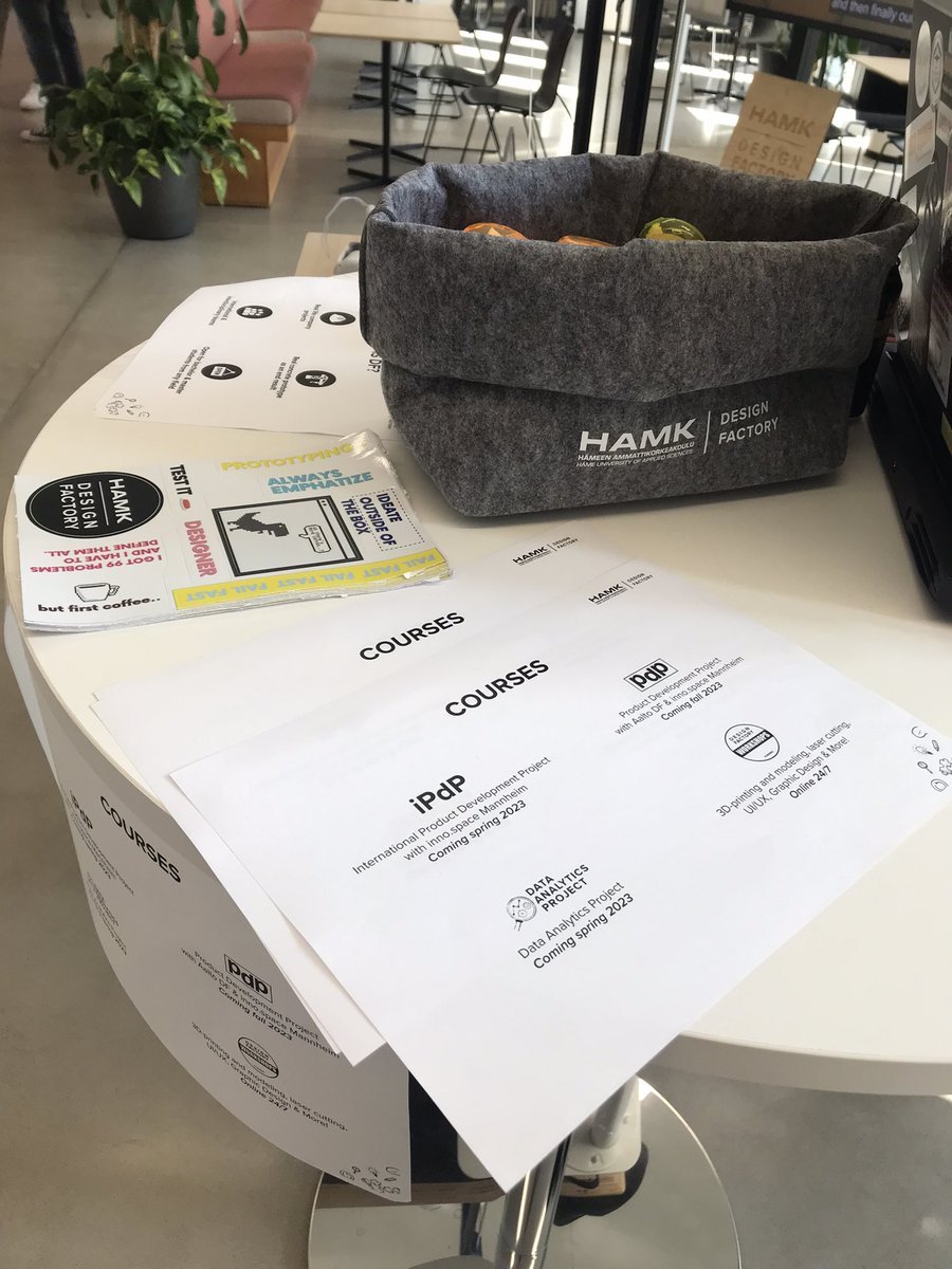 HAMK Design Factory is taking part in Orientation Days <a href="/HAMK_UAS/">HAMK UAS</a>. Come and learn about our courses and opportunities