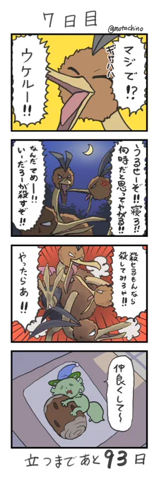「100日後に立つネコ」
7日目
#ニャオハ立つな 