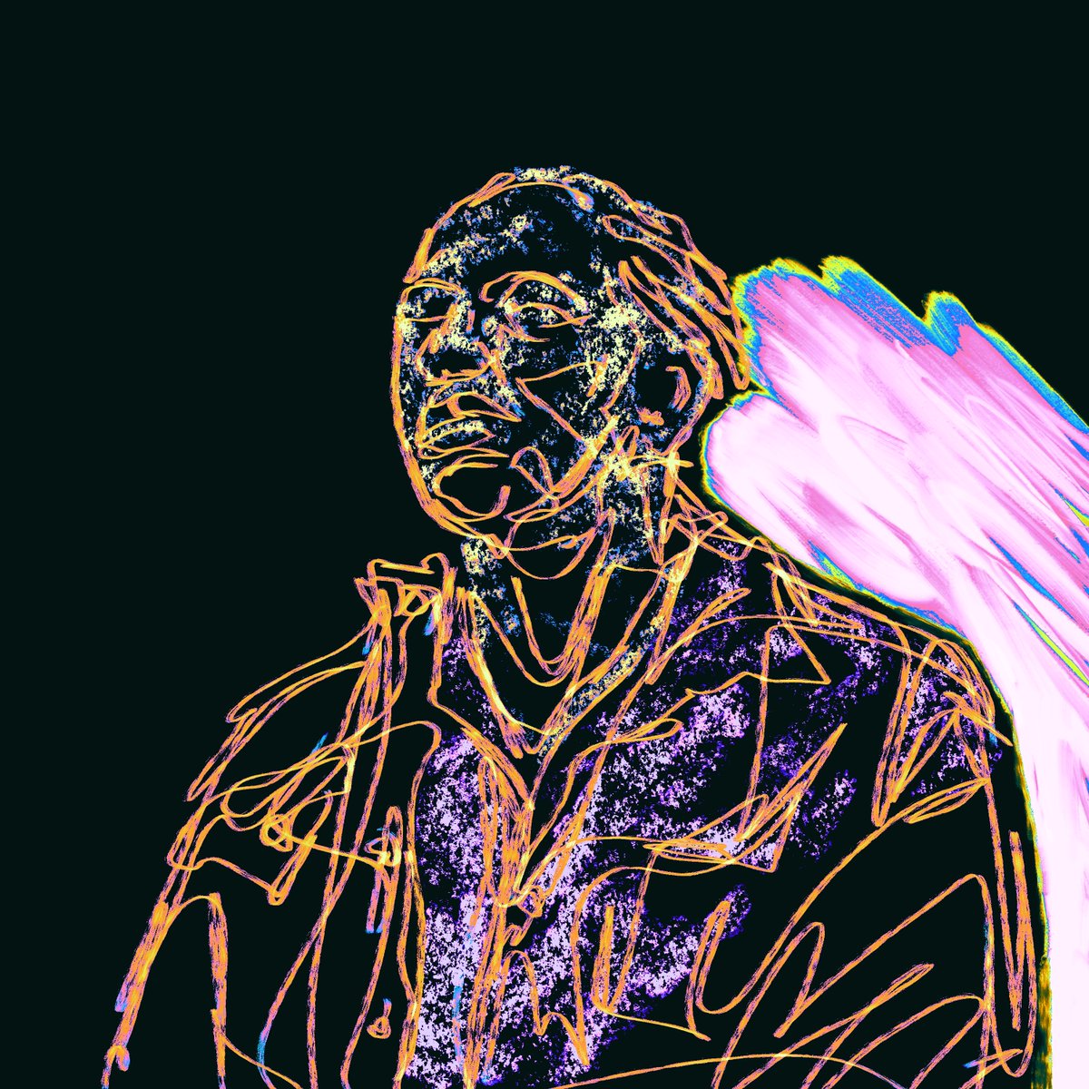 eveinrabbithole's tweet photo. This is the second sneak peek from my upcoming 1/1 nft collection. He is a dreamer just like I am and we both refuse to believe that "...there's no other way of living, far from this land of mirages.".

#NFT #NFTartwork #NFTCommunity https://t.co/ZkgTdca4GI