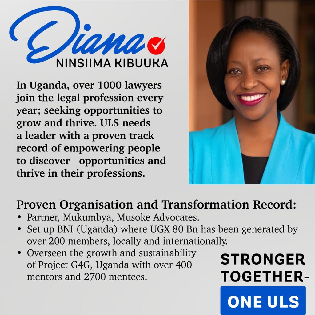 skkivila's tweet photo. @DNKibuuka for #President @ug_lawsociety. Working with Diana in the @G4GUganda board left an indelible mark in my life. I am proud to call her my friend and mentor. #ULS will benefit from her unique leadership style; inclusive + results-oriented +inspiring. Change is here! https://t.co/IIQLJBUIKj