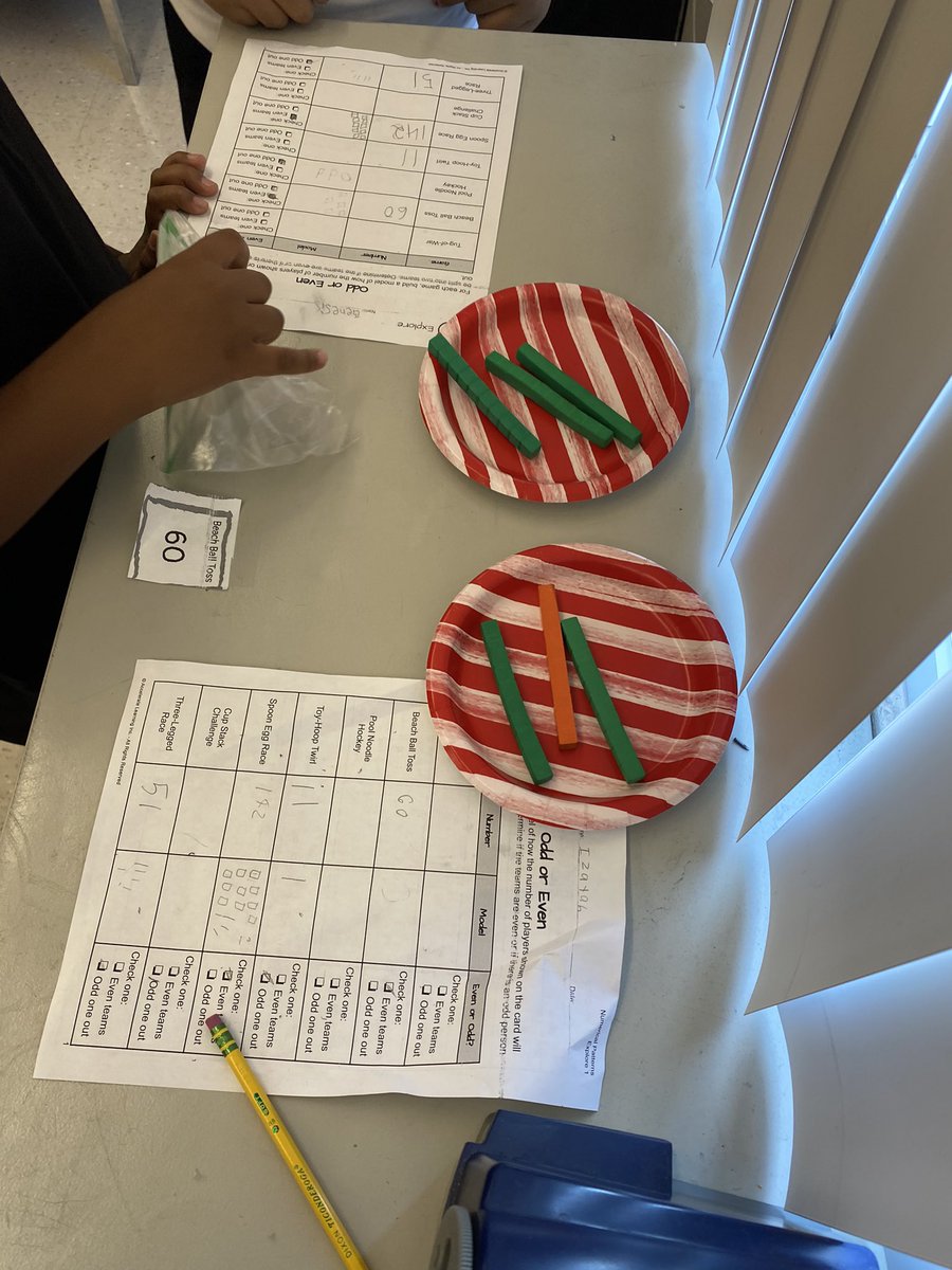 missmarcellin's tweet photo. Exploring odd and even numbers in class. Students rotated through stations and then we discussed what patterns they noticed. https://t.co/mh2sIUM37F