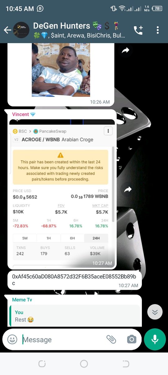 Degenplayboy_01's tweet photo. I will continue to promote my students because they always deliver they might not be the best but they now understand the system watch out for them though 

I also need Women in Degen 😂 someone should come and join jay she is really good ✅ https://t.co/nwcBaEjh2B