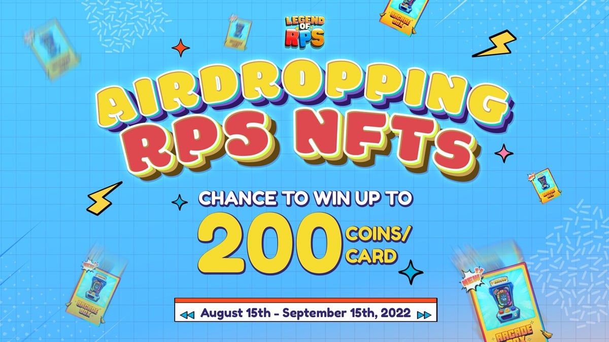 CryptoTownEU's tweet photo. 🚀 Airdrop: Legend of RP
💰 Value: 1 NFT ~ 100 $LRPS
👥 Referral: 1 NFT ~ 200 $LRPS
📊 Market: Pancakeswap
📅 End Date: 12th August, 2022
🏦 Distribution Date: 26th September, 2022

Talk with the Telegram Bot
https://t.co/YyKoS1ykIs

#Airdrop #Airdrops #Crypto https://t.co/veIbCaXgiz