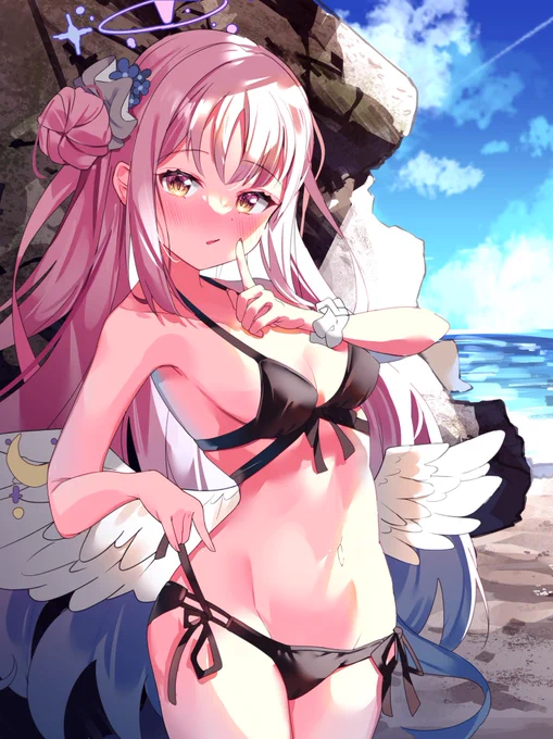 先生...ここ、誰もいないよ...?#ブルアカ 
