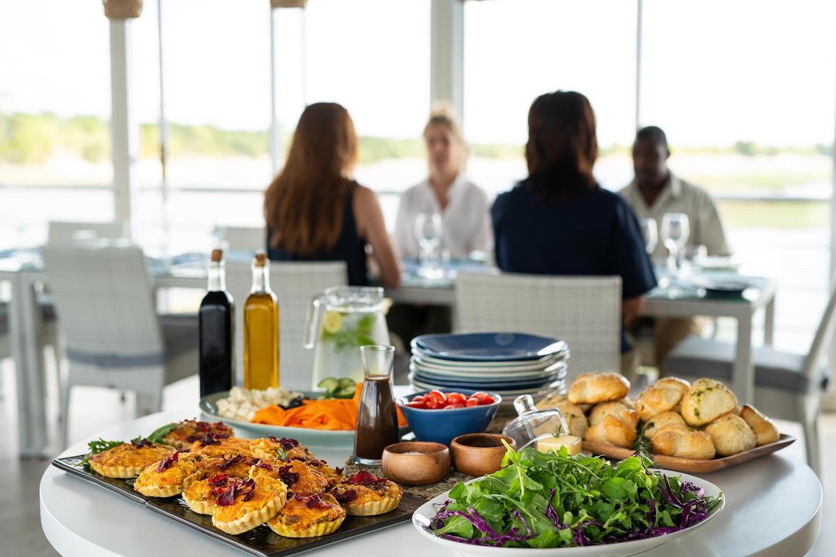 MMS_Safaris's tweet image. Meandering on a Chobe river safari, on your exclusive boat, is in my opinion the only way to travel.

📲Get in touch with our safari team today. #bucketlist #travel #Safari 

@ZQCollection @MMS_Safaris