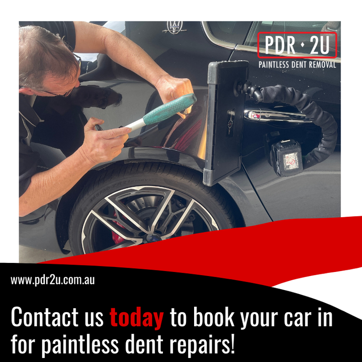 PDR_2U's tweet photo. Will Paintless Dent Repairs Stretch My Paint?

Nope! Paintless dent repair works the panel back to its original shape so the paint does not stretch. 

For fast affordable repairs call us today on:
📞0448 844 328

#MobileDentRemoval #DentRepairsBrisbane https://t.co/l2AEgA2AXh