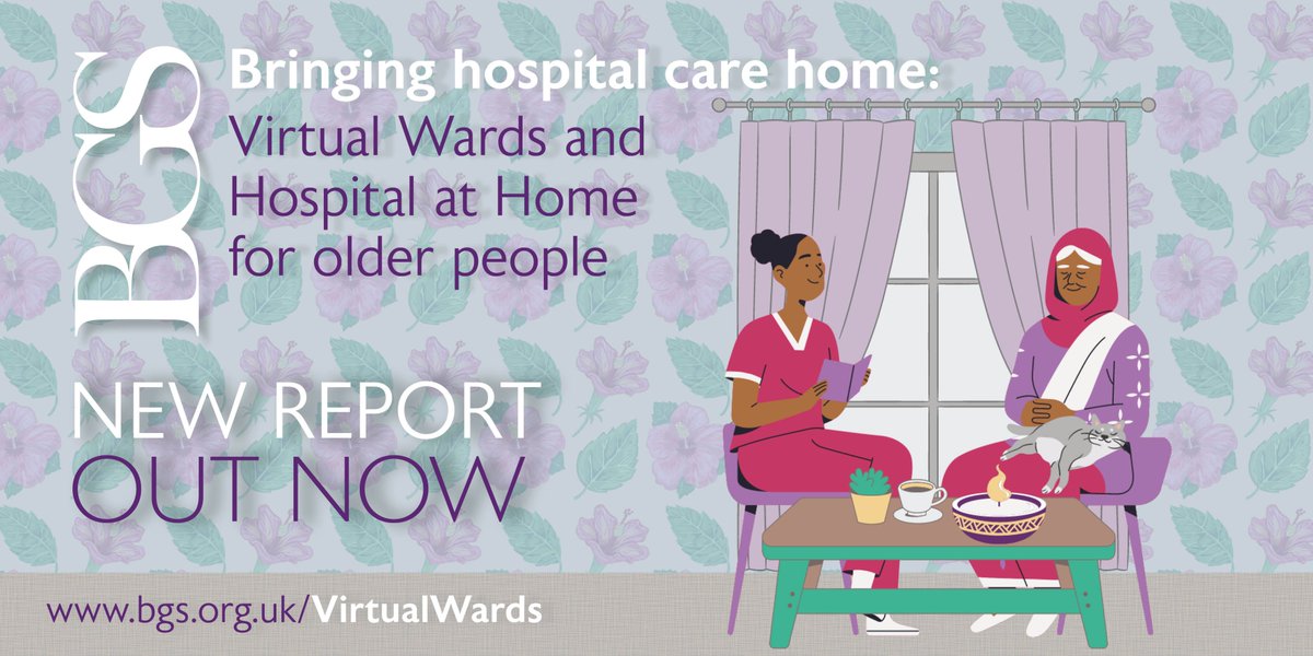 GeriSoc's tweet photo. Honest communication with patients and families about how the #VirtualWard service works and what to do if the patient’s condition deteriorates is vital to operating a successful service. #BGSVirtualWards https://t.co/0oPsLmphWm https://t.co/tVeoOa4ZOg