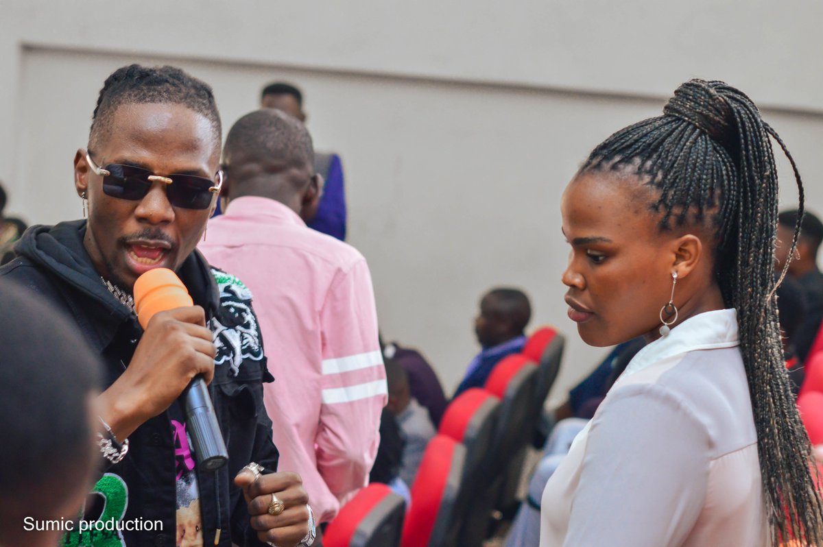 SumicPro's tweet photo. Artist: Baza Baza hitting up with more vibes at the International Youth Day Celebrations at MUBS Main Campus
#FlashBackFirday
#SumicProductions
#InternationalYouthDay2022 https://t.co/UTWTqVjgNd