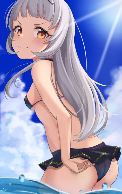 水着シオンちゃん可愛く描けたよー #シオンの書物 