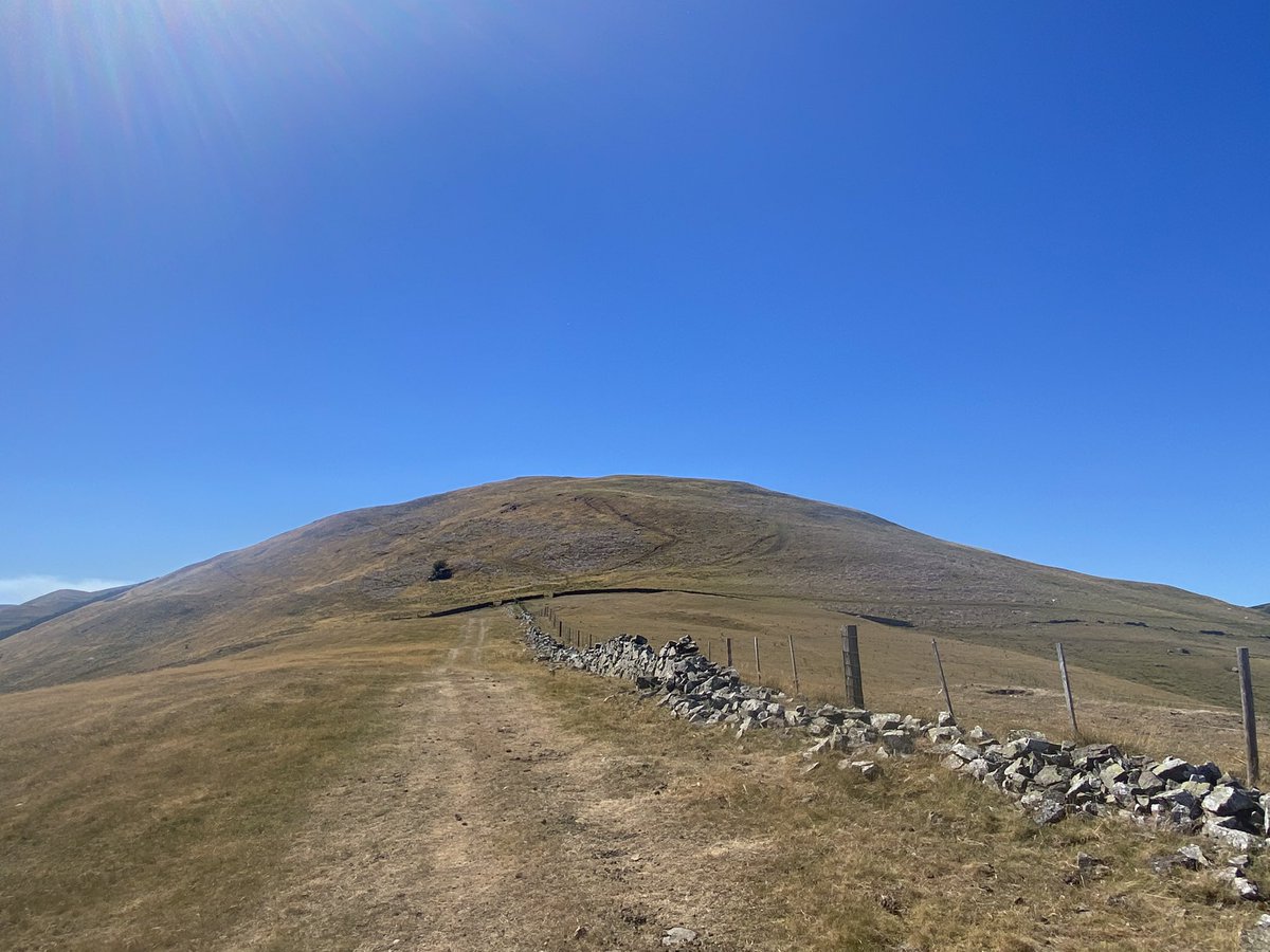 silverhills64's tweet photo. Proud to bag the wonderful Great Hetha, last week, despite the heat. Standing at 344m, a 3 phase #IronAge #bivallate #fort with evidence of 9 hut platforms #cairn with breathtaking views across the Cheviots #HillfortsWednesday https://t.co/FubC1NO5VF