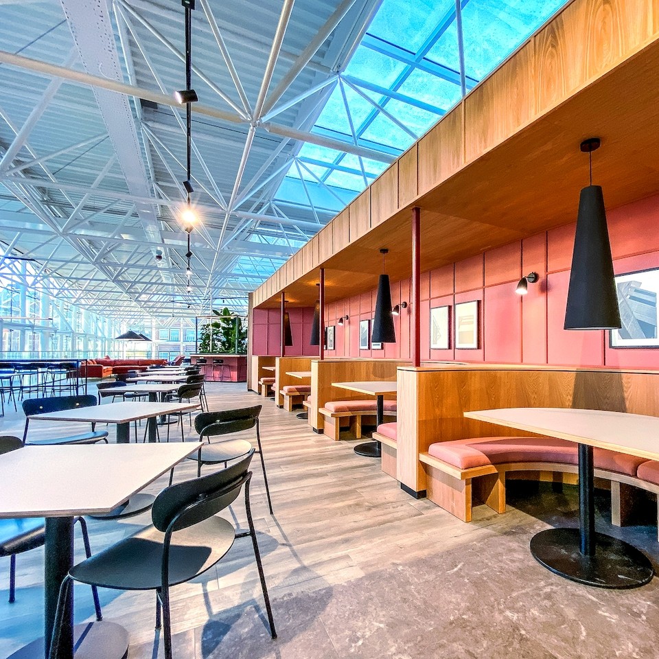 We're nearly ready to start welcoming people to our newly refurbished atrium complete with Well-Being, Meeting, &amp; Social Spaces, and a surprise, well-known Liverpool Favourite Cafe! #Comingsoon

#placemaking #workbetter #Wellbeing  #wellness  #officespace #Liverpool