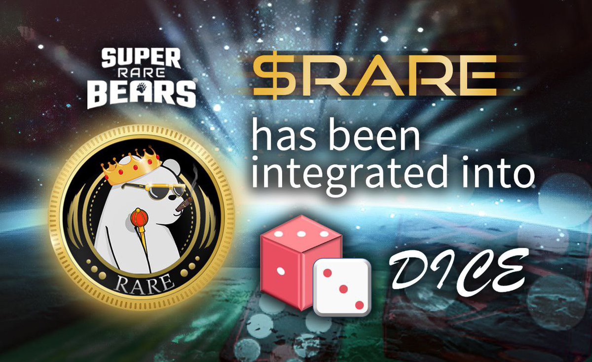 SuperRare_Bears's tweet photo. #SuperRareBears 🐻#Elrond Community &amp; @jexchangeP2P Stakers 

Usecase is essential for any Project to thrive, so let's get started!

You can now use $RARE on @Elrondice games

https://t.co/VbdE4nfT7D

Always Bullish

#SRB #DICE #Elrond #NFTs #RARE https://t.co/uaVsPKR4hW