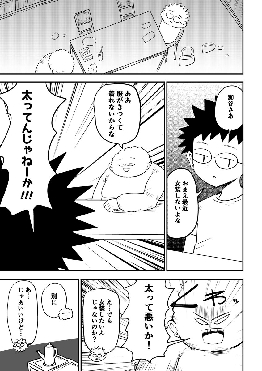 オタサーの女装男子
「太ってきた男」 
