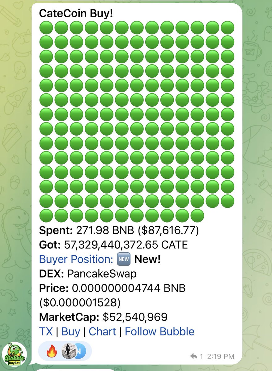 galgal1127's tweet photo. This new holder just bought a huge bags of #catecoin. What@are you waiting for!!! Grab your life@changing volume while it’s cheap🐈🐈🐈🐈
@KCMontero  @PiaWurtzbach  join the army. 😜 https://t.co/ySSbg3O311