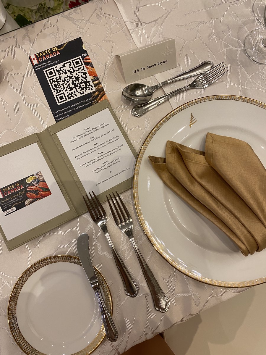 📣The Taste of Canada's registration will be opened at 17:30!✨🇨🇦

❗️Get ready and prepare for a once-in-a-lifetime experience at the Taste of Canada event!✨Thank you everyone for your support!🐟🦞🦪

 #CanChamEvents #TasteofCanada #CanadianSeafoodNight #dinner #Seafood