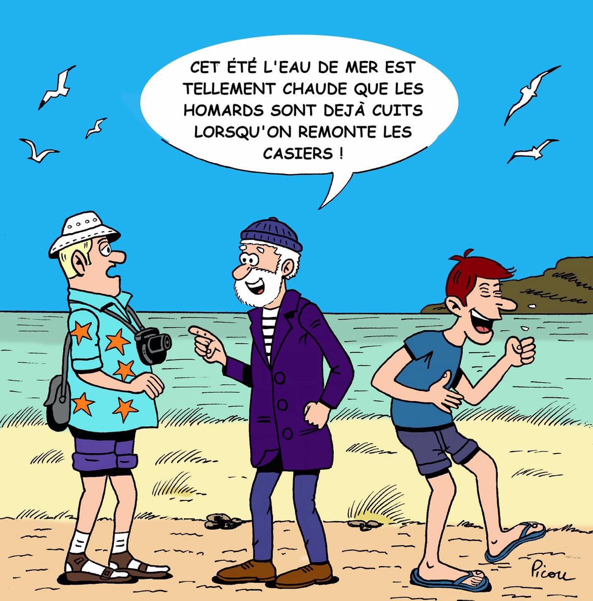 magikjle's tweet photo. Le #Picou de la semaine dans le Petit Bleu des Côtes d’armor ! #cartoonist #dinan #bretagne #breizh 🦞 https://t.co/JKW3DCZvm5