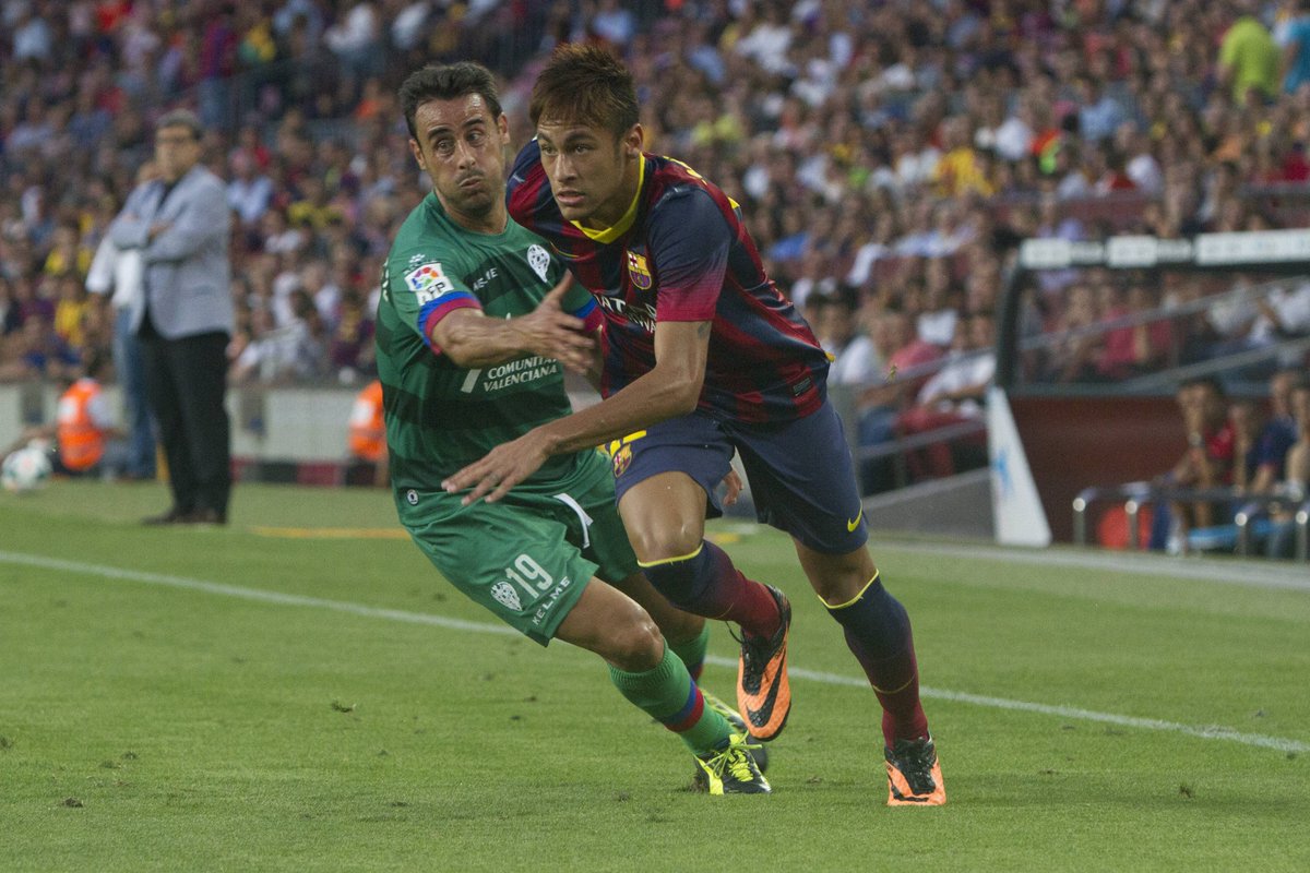 LaLigaEN's tweet photo. ⏱️ #OTD 🔙 in 2013 @neymarjr made his debut for @FCBarcelona, at the same time making #LaLigaHistory!! ❤️💙🇧🇷

#LaLigaSantander https://t.co/g2sOg2viPz