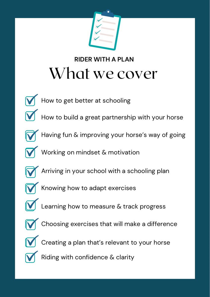 “Why do we ride?” The answers may change at different points in our equestrian life but our “why” can help to motivate and inspire us, to strengthen our resolve on the toughest of days. Joining A Rider with a PLAN is a great idea! Book your place here equestrianheroes.com/offers/QbJjVhH…