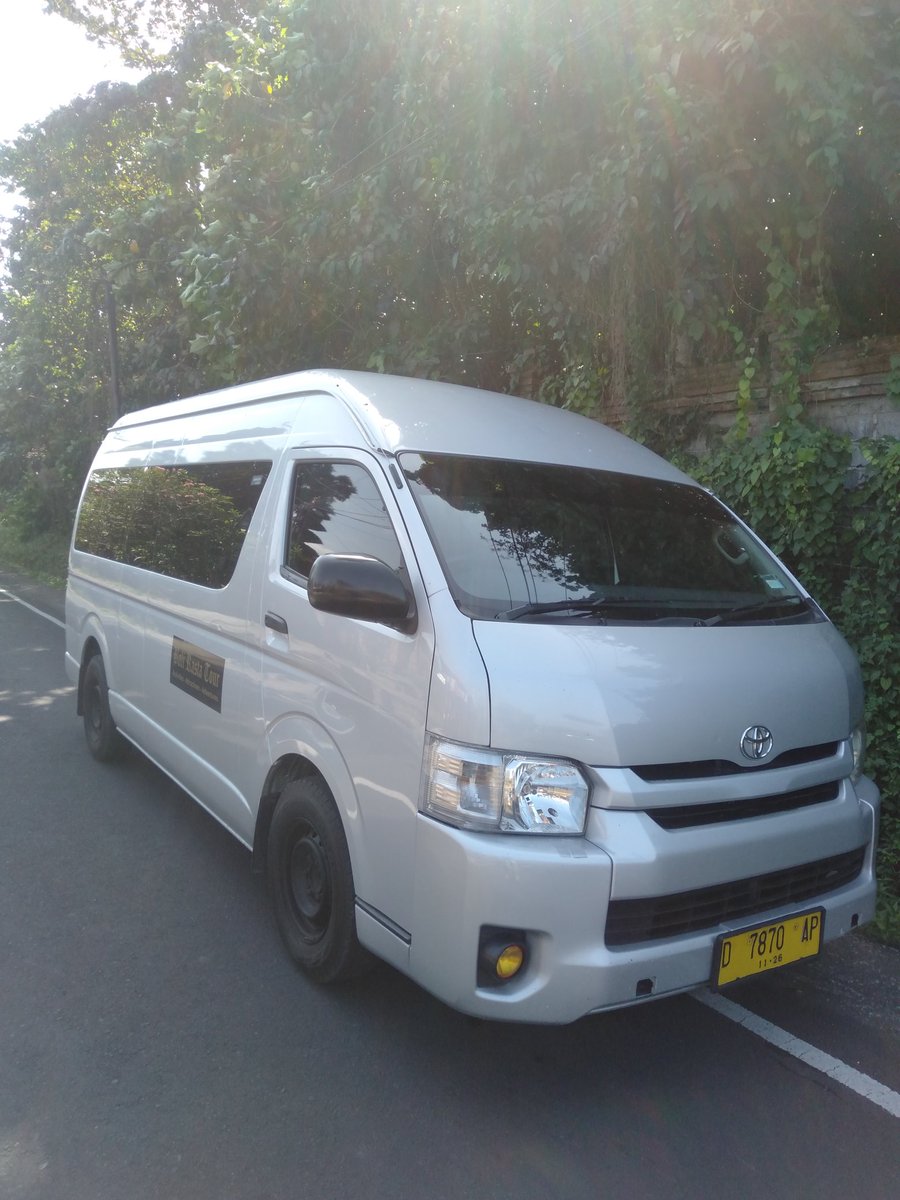 LAST DAY WITH A GROUP OF
AUSTRALIAN CLIENTS TODAY
THANKS Mr STEVE FOR KEEP
ME BUSY DURING YOUR TRIP
TO BALI PARADISE ISLAND ! 

#AllNewToyotaHiace #VIP 
#MiniBus #BaliRastaTour