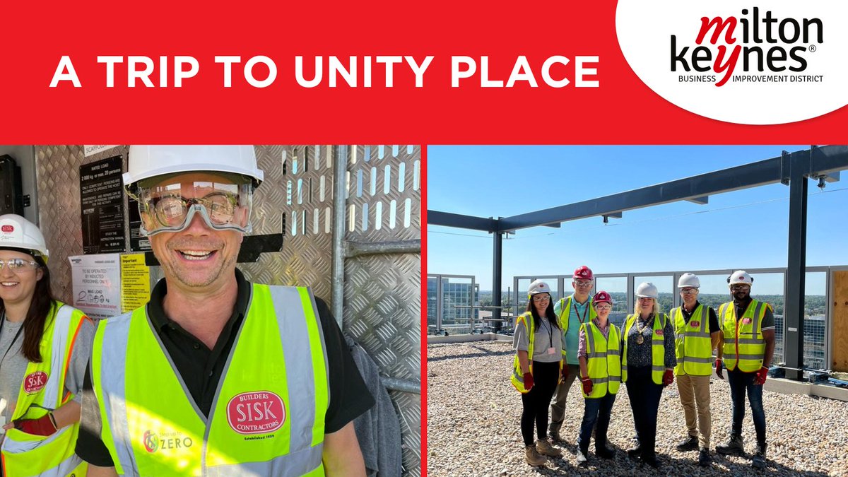 My_MiltonKeynes's tweet photo. Our Operations Director, Sean Kennedy had the delight of visiting the #UnityPlace development! Thank you so much for giving us insight into a really exciting project here in Milton Keynes, we cannot wait to see the finished product. #MyMiltonKeynes #MK #MiltonKeynes #Community https://t.co/1BpMfxKh3C