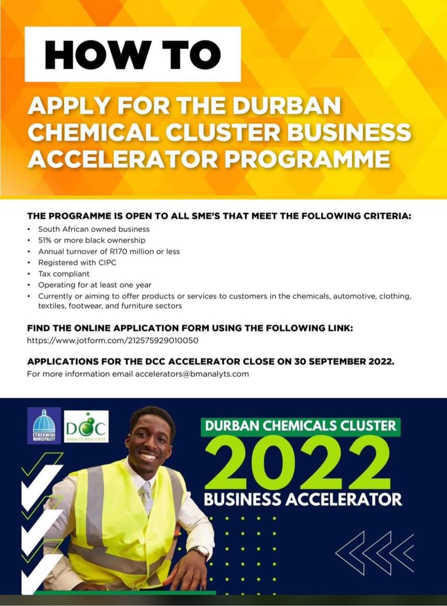 BSSA_SA's tweet photo. Here's an opportunity for #entrepreneurs in #Durban #KwaZuluNatal #KZN https://t.co/w31Hny2ayS