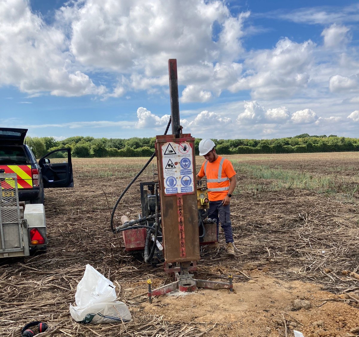 WelborneUK's tweet photo. Ground and archaeology investigations are underway; getting ready for the next steps in delivering Welborne https://t.co/jbxsAbioFO