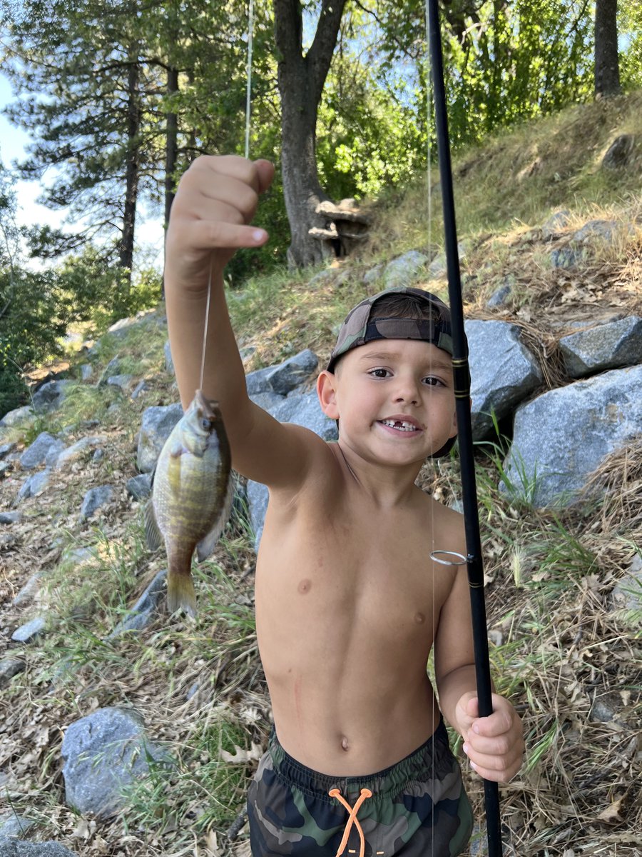 TheLogNewspaper's tweet photo. Five-year-old Gage Dokken was the only one in the group to catch a fish on a two-day trip to Cuyamaca outside of Julian. He even out fished his dad!

https://t.co/h0aIia3k9v #topcorner #thelog #recreationalfishing #anglers #firstcatch https://t.co/mbciERTe4i