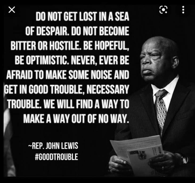 #johnlewis #goodtrouble
#powerofthevote #powertothepolls #powertothepeople #politicalwomen