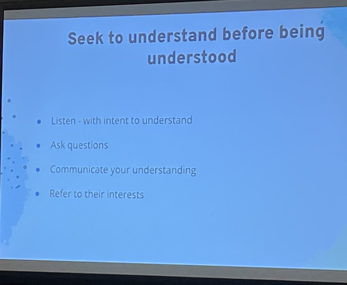 GayleneRileyCU's tweet image. Important for all relationships not just collaborative work!  #2022RCAPNationalConference