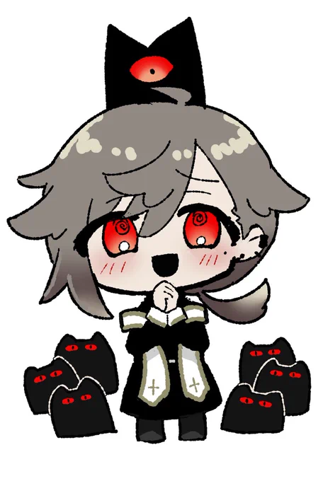 #かな絵 信者と教祖様 