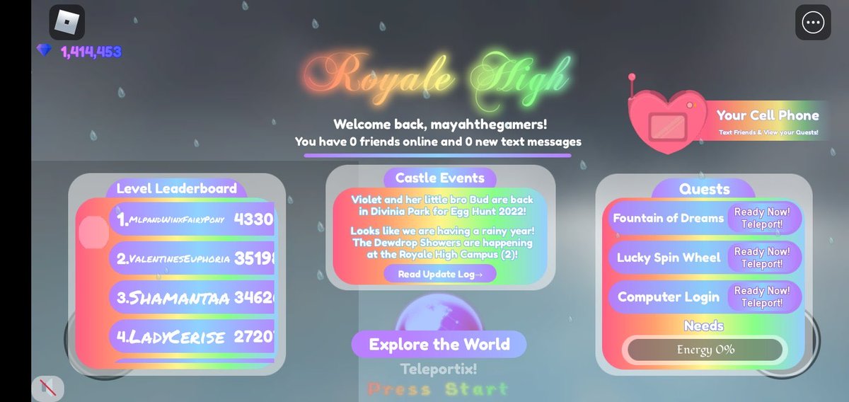 Itzzzzzelyssaaa's tweet photo. 150k #royalehigh diamonds giveaway!

— follow me + @Desperate_Rinn w/🔔
— like + retweet https://t.co/5fhDYSZZ8Z