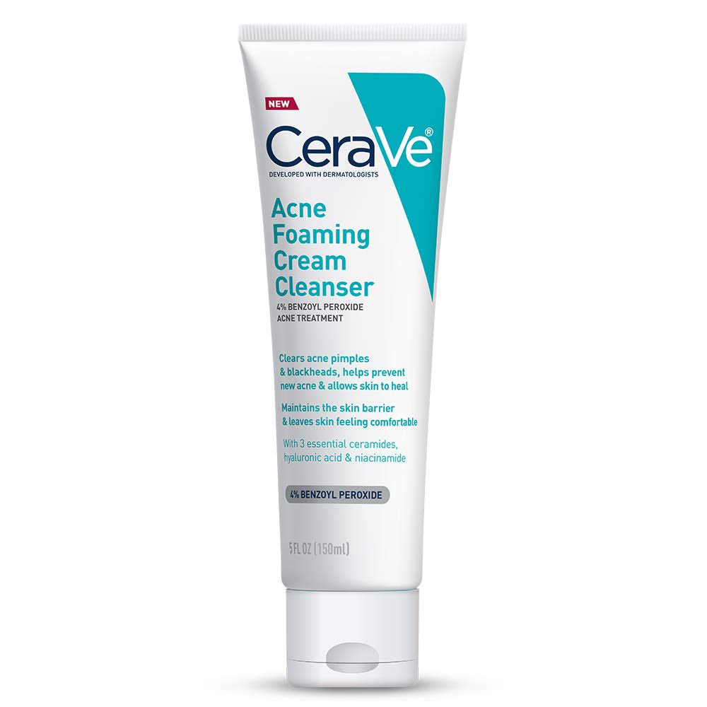 cerave acne foaming cream cleanser
من أفضل الغسولات للبشره المعرضة لحب الشباب باستمرار . 

مايميزه وجود : 

*بنزويل بيروكسايد: يعتبر أفضل مضاد موضعي لحب الشباب

*حمض الهايلورنيك : مرطب ويساعد على نضارة البشره

*سيرامايد : مرطب ممتاز

*نايسينامايد : ملطف ومانع للتهيج