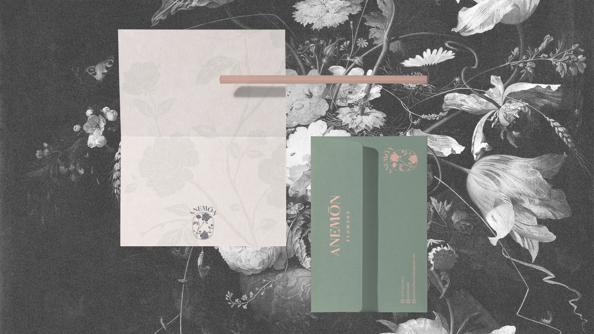 byweej's tweet image. Anemon Flowers | logo, Packaging