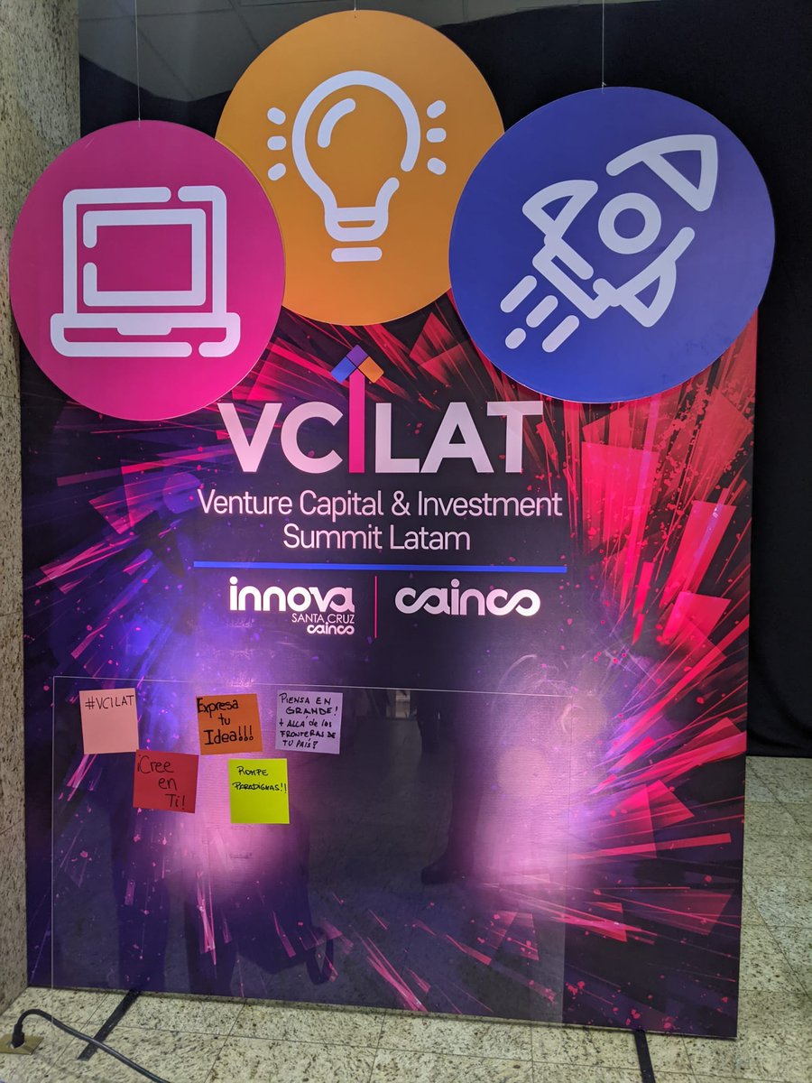Cibersons_'s tweet photo. Cibersons at the #VCILAT 🇧🇴 an event on the trends and evolution of #VC 

Today @gaby_cibils will represent us in the "Mujeres que impactan el mundo del Venture Capital" panel with female representatives of the ecosystem @marta_cruz @Omairasb 𝗝𝘂𝗹𝗶𝗮 𝗦𝗮𝗻𝘁𝗮𝗻𝗱𝗲𝗿 👏 https://t.co/2Pu9wWeswi
