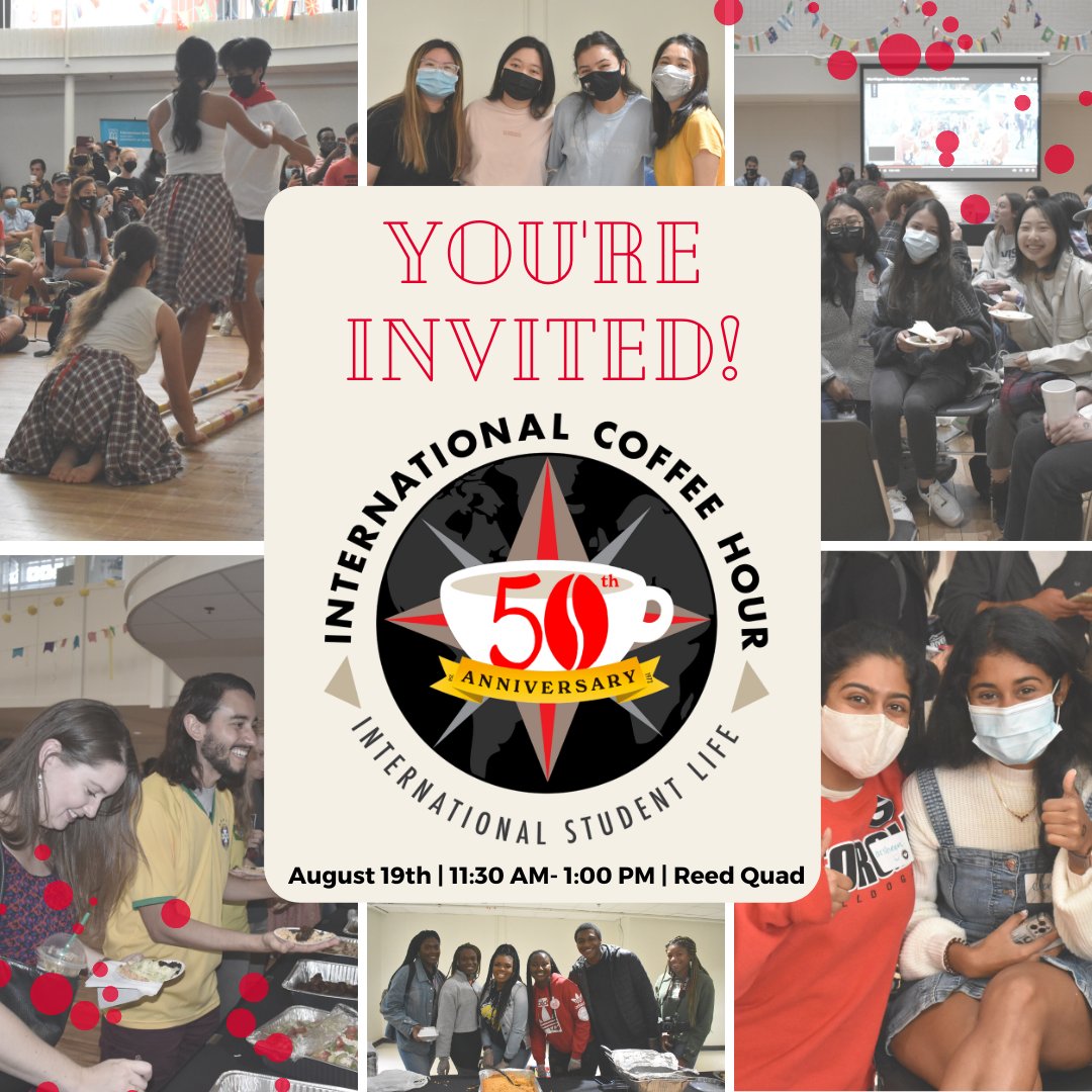 ugaISL's tweet photo. Happy First Day of School UGA! 🐶🐾
Join us in kicking off an amazing school year at the 50th anniversary International Coffee Hour celebration THIS Friday (8/19)! Bring your friends and everyone you know to Reed Quad between 11:30 AM - 1:00 PM for a great time! ☕️ https://t.co/TojqiOQU70