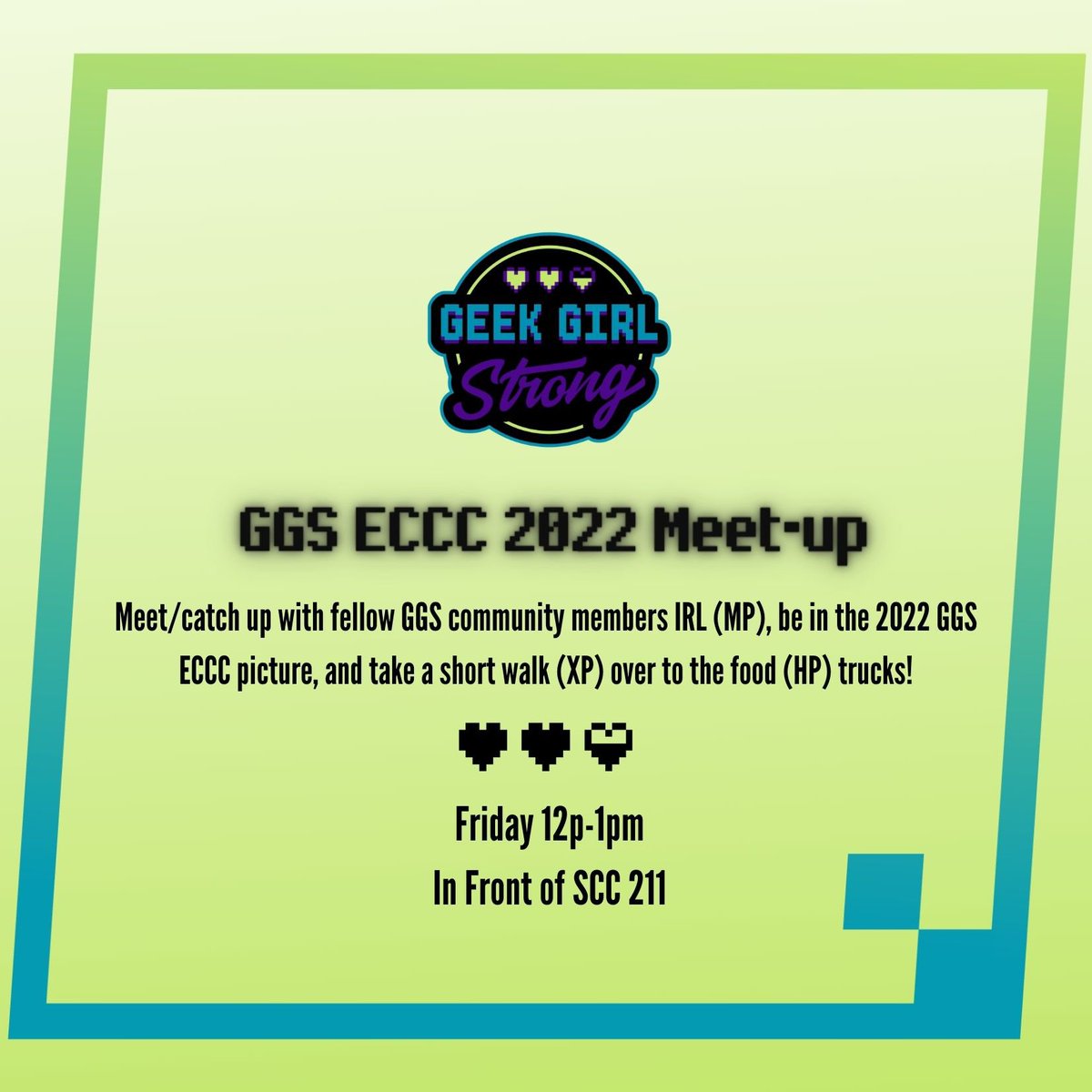 geekgirlstrong's tweet photo. Who will I see at #ECCC this week?!

This year will look different than 2019 (seen here!) but I’m so excited to present #wellnessforgeekswhosit, the ✨new✨ #conventionsaremyworkout stretching workshop, and of course see all of you!! https://t.co/LKsUwFORBR