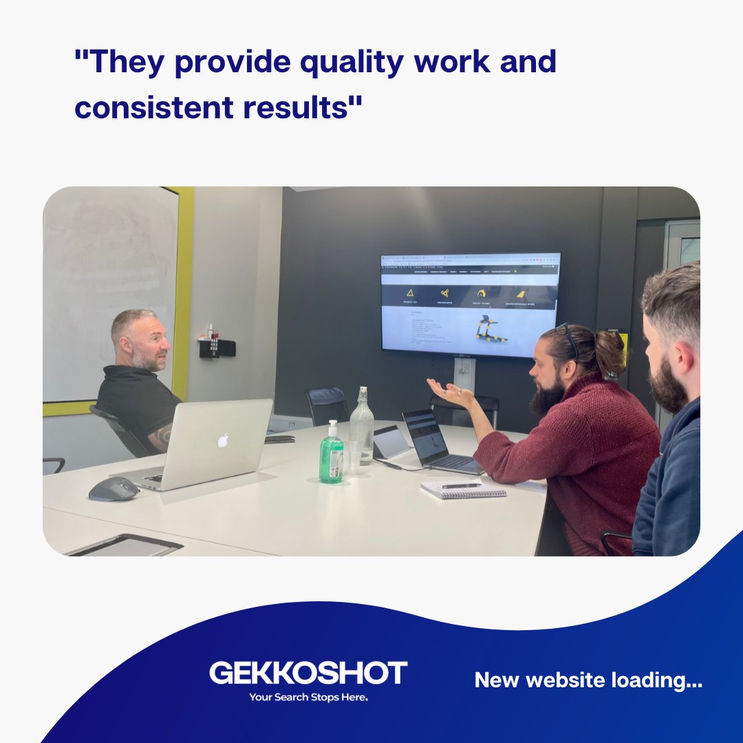 Our Web Devs met with one of Northern Ireland's top online retailers today to plan the launch of their brand new website!! 💻 ​ ​This client has been a loyal customer of ours for over 10 years. 🤝 ​ ​Contact us by sending an email to hello@gekkoshot.com ✉️ ​ ​#webdesign