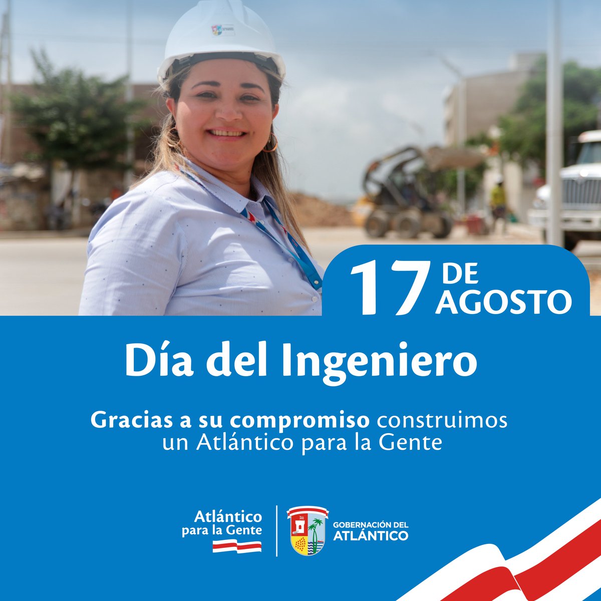 ¡Feliz día a de todos los ingenieros del país!

En especial a todo el equipo de ingenieros de la Secretaria de Agua del #Atlántico, que día a día dan lo mejor de su profesionalismo para llevar agua potable al 100% del departamento.

Seguimos contrayendo un #AtlánticoParaLaGente