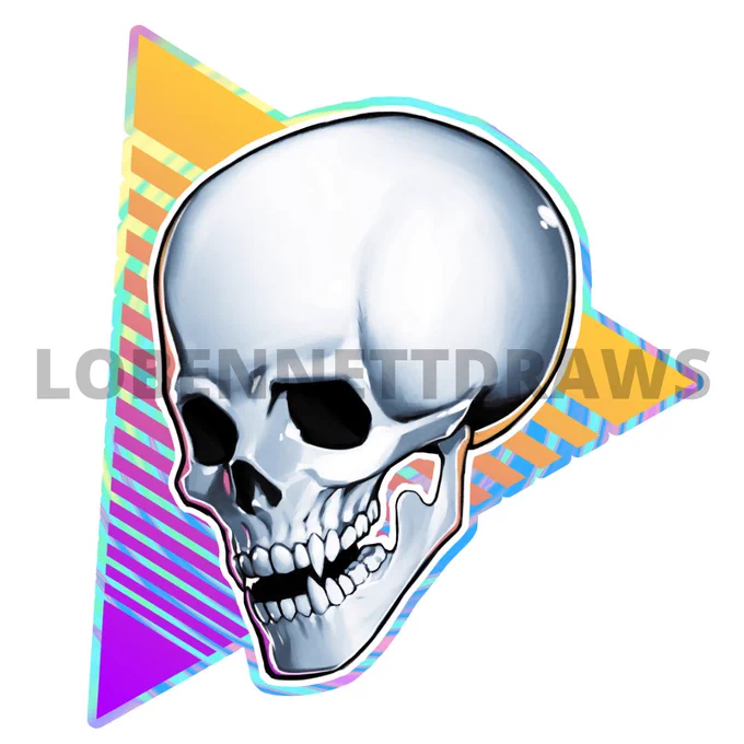 Making some spoopy retro Halloween stickers!! 