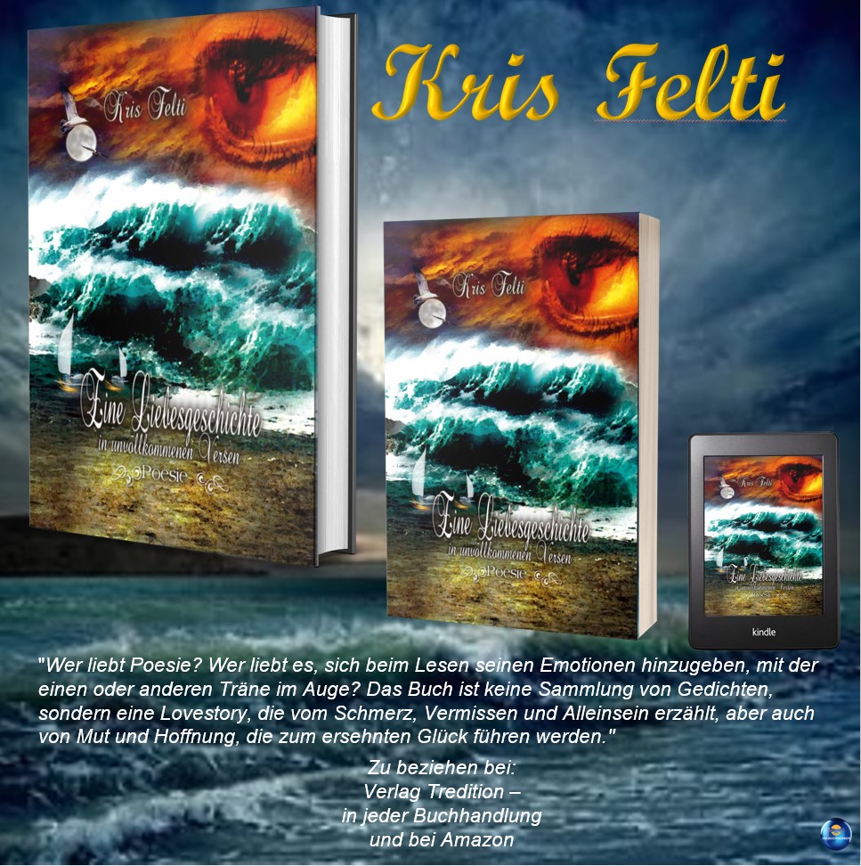 DaggiGeiselmann's tweet image. Eine Liebesgeschichte in unvollkommenen Versen:
Poesie - Kris Felti

In jedem Buchhandel vor Ort und online als E-Book, als Hardcover-Ausgabe und als Taschenbuch zum Beispiel hier:

Tredition - Buchshop: bit.ly/3Qo1kKM

Amazon: amzn.to/3vK5cOd