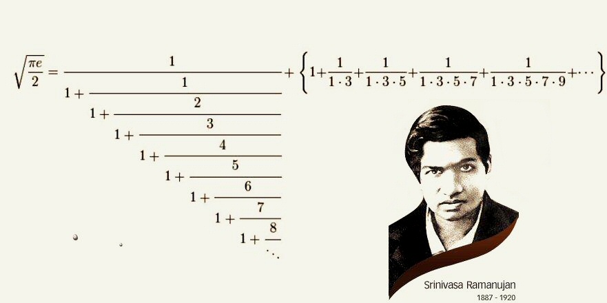 Mathematics.

Ramanujan's shocking connection between: infinite series, continued fraction, e, and pi.