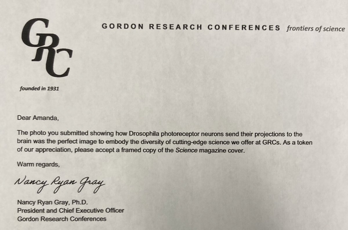 Amanda A. G. Ferreira (@amandaaraujogf) on Twitter photo Thank you <a href="/GordonConf/">Gordon Research Conferences</a> for this beautiful framed picture of the Science magazine cover! It is always a pleasure to contribute to #Science in all possible ways. #STEM #WomenInSTEM #FlyEye Thank you <a href="/GordonConf/">Gordon Research Conferences</a> for this beautiful framed picture of the Science magazine cover! It is always a pleasure to contribute to #Science in all possible ways. #STEM #WomenInSTEM #FlyEye
