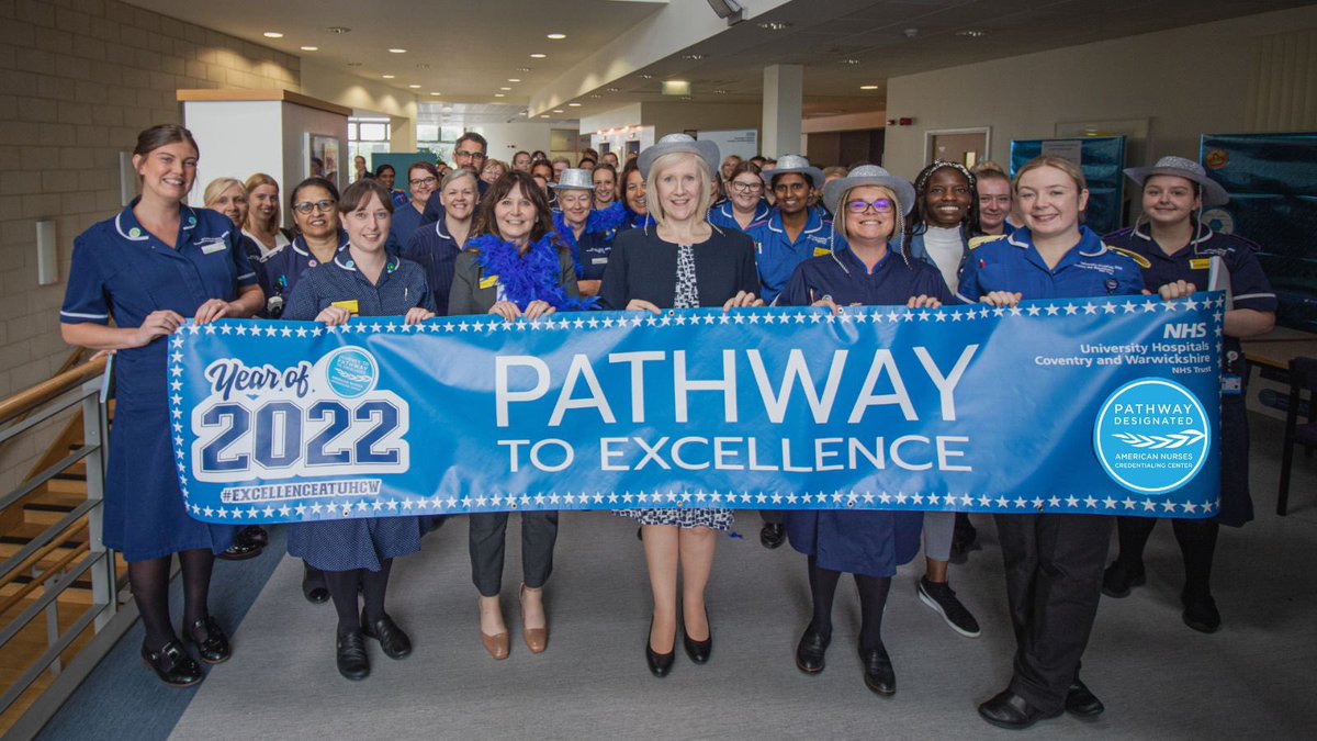 UHCW NHS Trust is proud to be a Pathway to Excellence designated organisation! #ExcellenceAtUHCW <a href="/BrigstockTracey/">Tracey Brigstock</a> @vickyADN <a href="/elainepclarke/">Elaine Clarke</a> <a href="/anccofficial/">ANCC</a> <a href="/pathway_team/">Pathway to Excellence®</a> <a href="/nhsuhcw/">UHCW NHS Trust</a> <a href="/teamCNO_/">teamCNO 💙</a> @CNOEngland <a href="/ninamorganNHS/">Prof Nina Morgan RN MSc</a>
