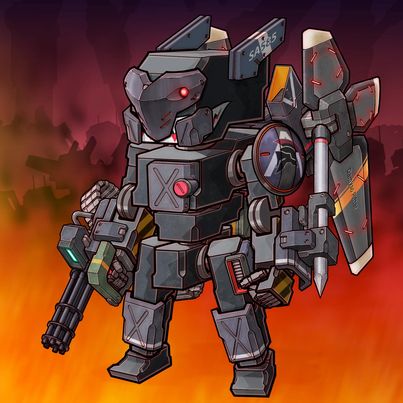 Joki1384's tweet photo. @voxvot I like this one because it give me that Gundam EX-S feel with a blend of Zaku for weaponry and body plating, all compacted into a Gubdam SD size. Just screams search and destroy! 😈 https://t.co/iQHXns5TSu