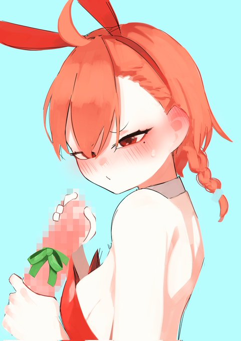 ネル(誕生日)のお題で描いた!
エッチなプレゼント🎁
#ブルアカワンドロ部 
#イラスト 