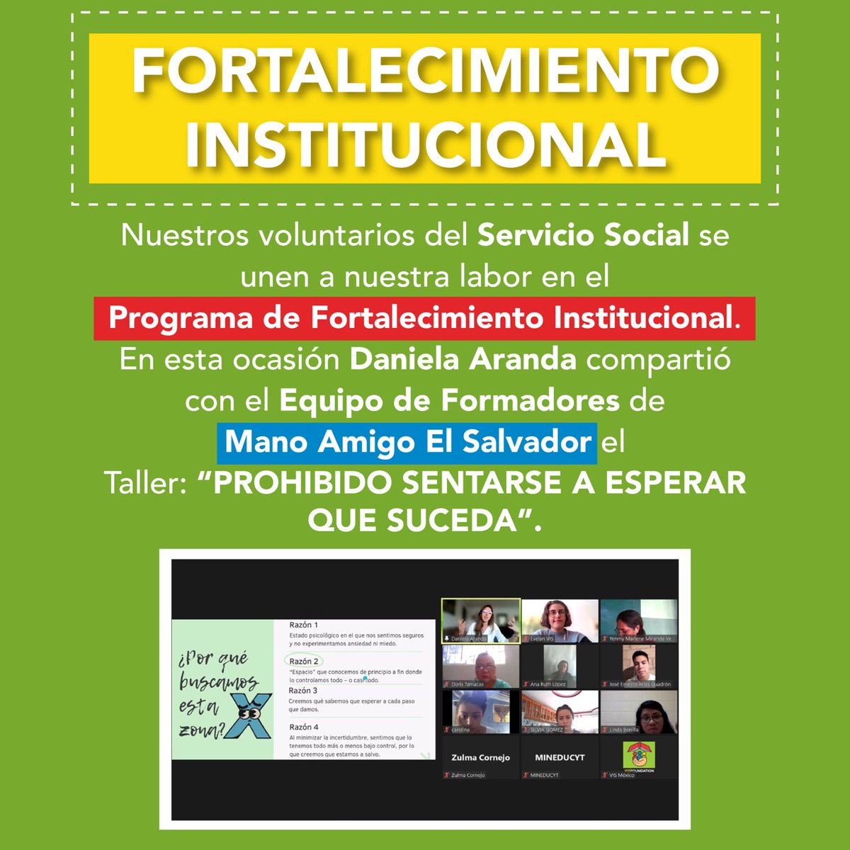 VISfoundationmx's tweet photo. #quehacemos ¡Cada vez más se unen a nosotros Voluntarios del Servicio Social! ¡Juntos, beneficiamos a más y más familias!
*
*
*
#voluntariado #voluntario #voluntarios #ServicioSocial #visfoundation https://t.co/uXL3uJ0Eon