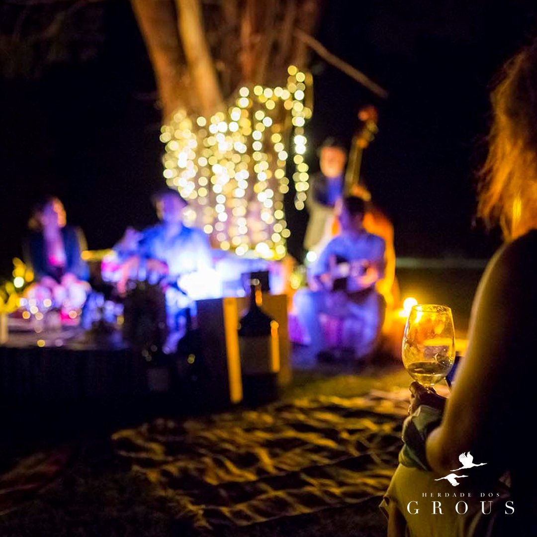 Make the most of the mild summer nights to enjoy a Herdade dos Grous, with music, friends or family. Create good moments!