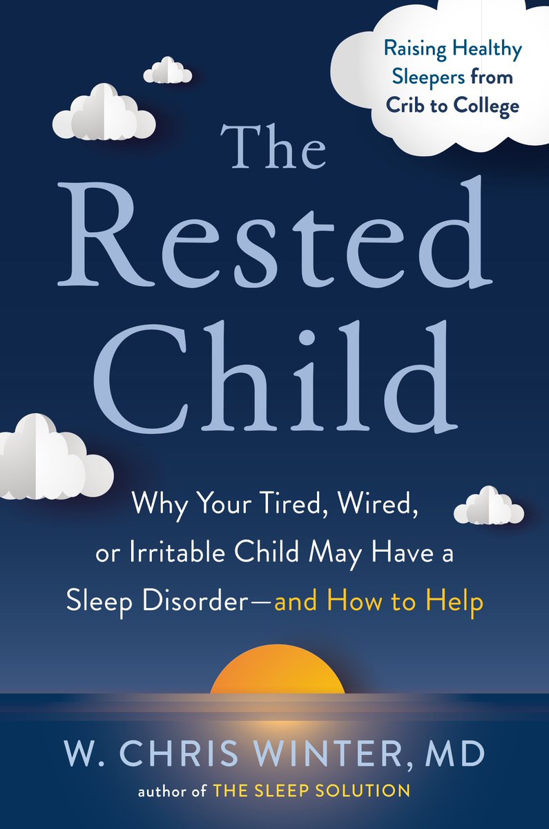 drchriswinter's tweet photo. Sleep disorders affect children of all ages and can often be mistaken for depression, anxiety, and attention disorders. Learn more by reading #TheRestedChild, now available in paperback. #PaperbackRelease #TeenSleep #Children https://t.co/wB4jRCFELq